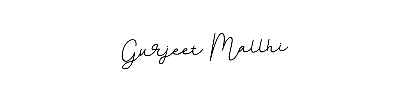 How to make Gurjeet Mallhi name signature. Use BallpointsItalic-DORy9 style for creating short signs online. This is the latest handwritten sign. Gurjeet Mallhi signature style 11 images and pictures png