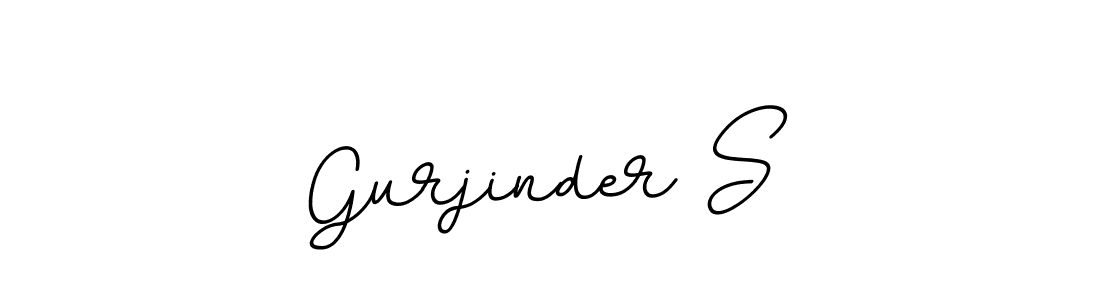 Use a signature maker to create a handwritten signature online. With this signature software, you can design (BallpointsItalic-DORy9) your own signature for name Gurjinder S. Gurjinder S signature style 11 images and pictures png