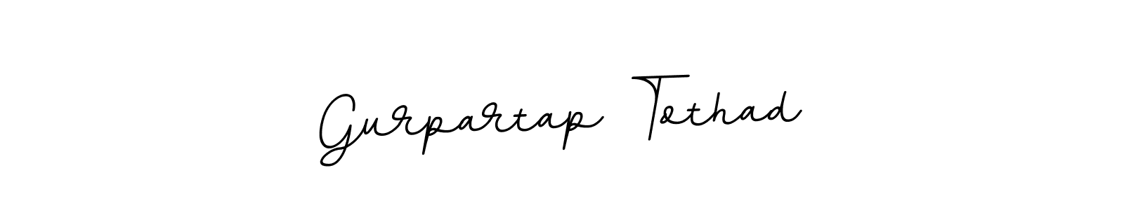 Design your own signature with our free online signature maker. With this signature software, you can create a handwritten (BallpointsItalic-DORy9) signature for name Gurpartap Tothad. Gurpartap Tothad signature style 11 images and pictures png