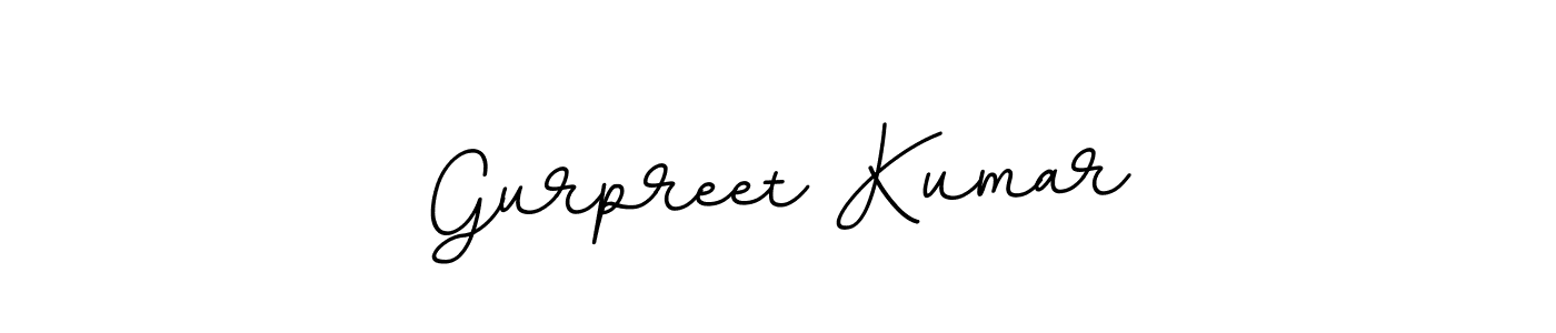 Design your own signature with our free online signature maker. With this signature software, you can create a handwritten (BallpointsItalic-DORy9) signature for name Gurpreet Kumar. Gurpreet Kumar signature style 11 images and pictures png