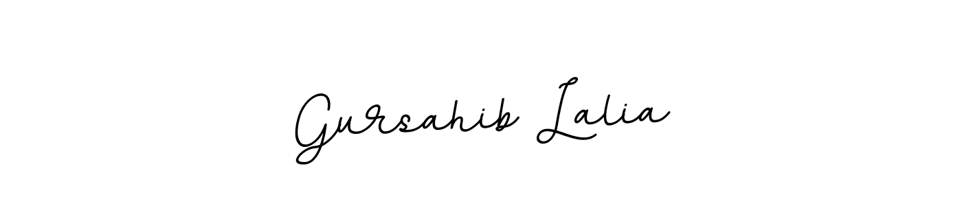 This is the best signature style for the Gursahib Lalia name. Also you like these signature font (BallpointsItalic-DORy9). Mix name signature. Gursahib Lalia signature style 11 images and pictures png
