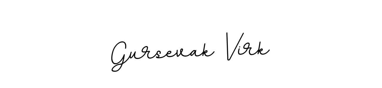 It looks lik you need a new signature style for name Gursevak Virk. Design unique handwritten (BallpointsItalic-DORy9) signature with our free signature maker in just a few clicks. Gursevak Virk signature style 11 images and pictures png