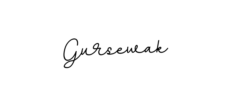 How to make Gursewak name signature. Use BallpointsItalic-DORy9 style for creating short signs online. This is the latest handwritten sign. Gursewak signature style 11 images and pictures png