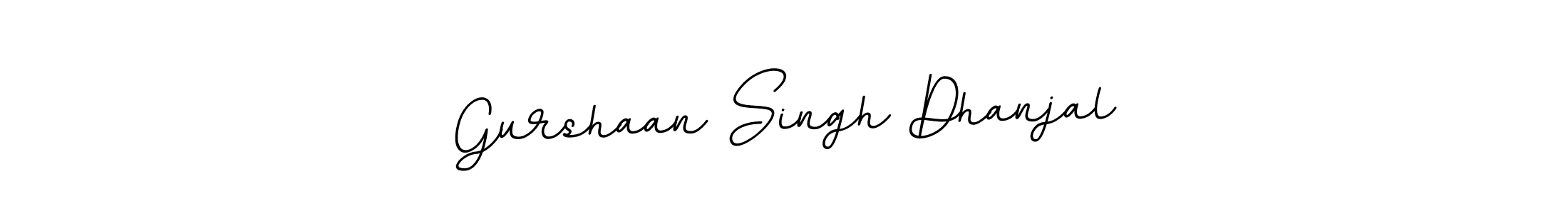 The best way (BallpointsItalic-DORy9) to make a short signature is to pick only two or three words in your name. The name Gurshaan Singh Dhanjal include a total of six letters. For converting this name. Gurshaan Singh Dhanjal signature style 11 images and pictures png