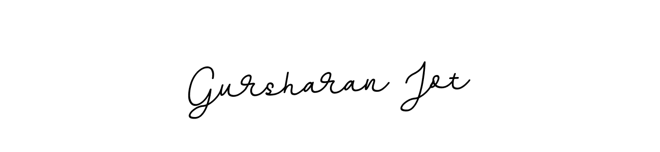 Design your own signature with our free online signature maker. With this signature software, you can create a handwritten (BallpointsItalic-DORy9) signature for name Gursharan Jot. Gursharan Jot signature style 11 images and pictures png