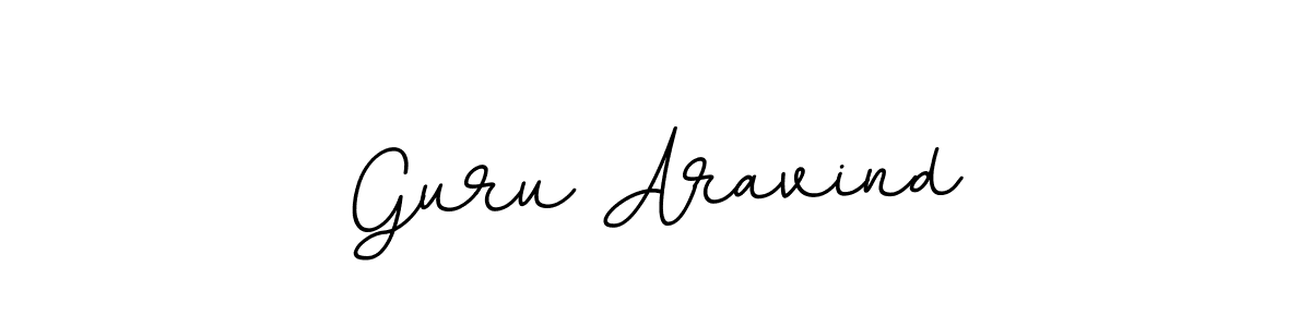 You should practise on your own different ways (BallpointsItalic-DORy9) to write your name (Guru Aravind) in signature. don't let someone else do it for you. Guru Aravind signature style 11 images and pictures png