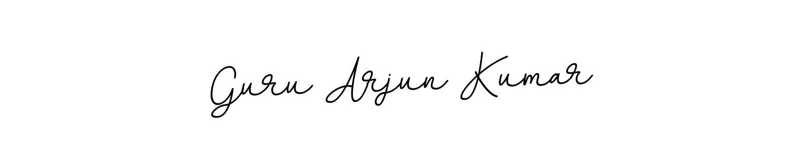 The best way (BallpointsItalic-DORy9) to make a short signature is to pick only two or three words in your name. The name Guru Arjun Kumar include a total of six letters. For converting this name. Guru Arjun Kumar signature style 11 images and pictures png