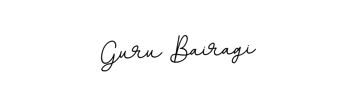 How to make Guru Bairagi signature? BallpointsItalic-DORy9 is a professional autograph style. Create handwritten signature for Guru Bairagi name. Guru Bairagi signature style 11 images and pictures png