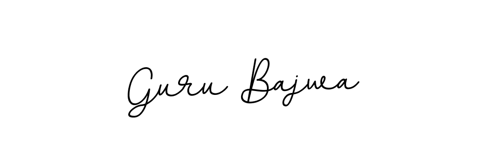 How to make Guru Bajwa signature? BallpointsItalic-DORy9 is a professional autograph style. Create handwritten signature for Guru Bajwa name. Guru Bajwa signature style 11 images and pictures png