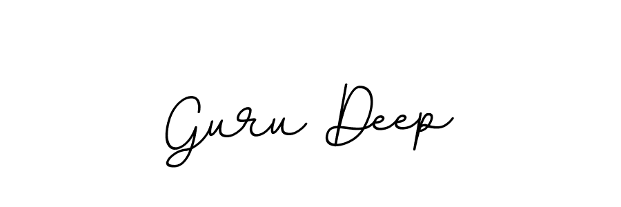 The best way (BallpointsItalic-DORy9) to make a short signature is to pick only two or three words in your name. The name Guru Deep include a total of six letters. For converting this name. Guru Deep signature style 11 images and pictures png