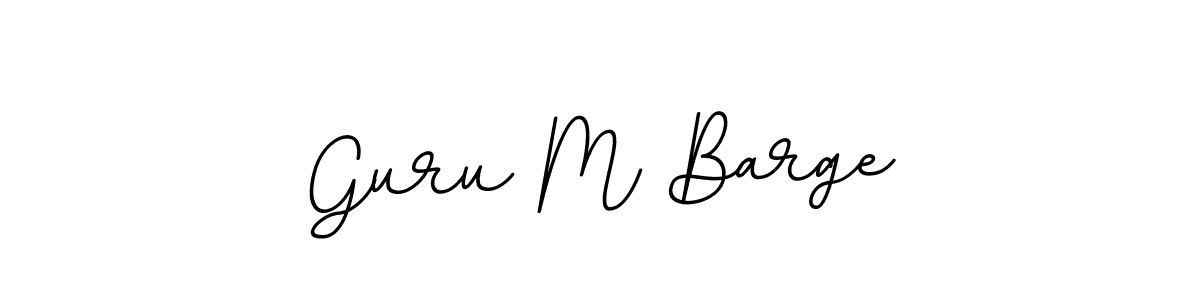 This is the best signature style for the Guru M Barge name. Also you like these signature font (BallpointsItalic-DORy9). Mix name signature. Guru M Barge signature style 11 images and pictures png
