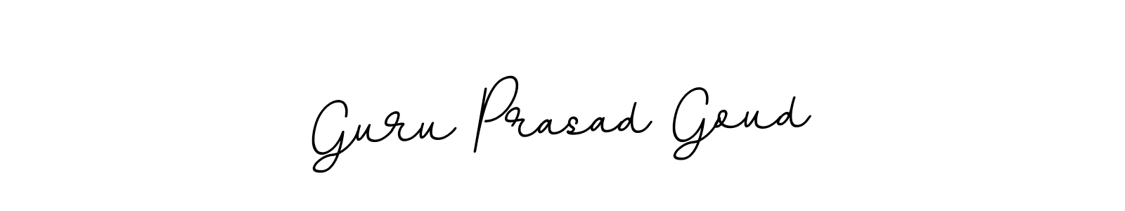 The best way (BallpointsItalic-DORy9) to make a short signature is to pick only two or three words in your name. The name Guru Prasad Goud include a total of six letters. For converting this name. Guru Prasad Goud signature style 11 images and pictures png