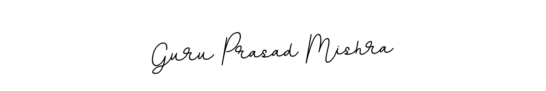 You should practise on your own different ways (BallpointsItalic-DORy9) to write your name (Guru Prasad Mishra) in signature. don't let someone else do it for you. Guru Prasad Mishra signature style 11 images and pictures png