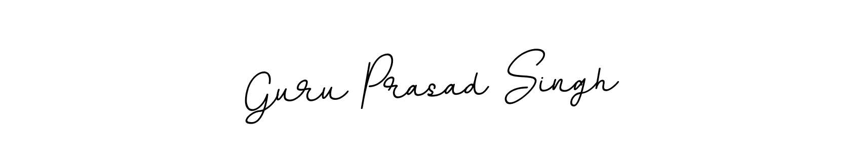 How to make Guru Prasad Singh name signature. Use BallpointsItalic-DORy9 style for creating short signs online. This is the latest handwritten sign. Guru Prasad Singh signature style 11 images and pictures png