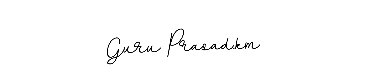 You can use this online signature creator to create a handwritten signature for the name Guru Prasad.km. This is the best online autograph maker. Guru Prasad.km signature style 11 images and pictures png