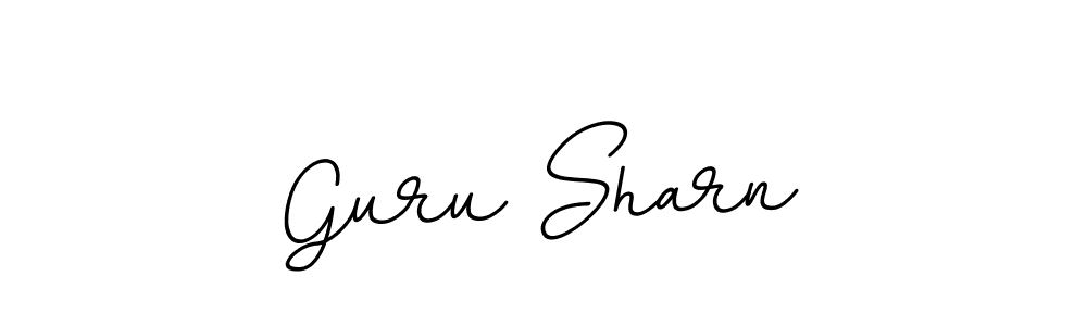 Guru Sharn stylish signature style. Best Handwritten Sign (BallpointsItalic-DORy9) for my name. Handwritten Signature Collection Ideas for my name Guru Sharn. Guru Sharn signature style 11 images and pictures png