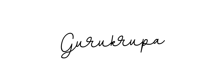 The best way (BallpointsItalic-DORy9) to make a short signature is to pick only two or three words in your name. The name Gurukrupa include a total of six letters. For converting this name. Gurukrupa signature style 11 images and pictures png