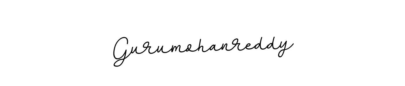 Also we have Gurumohanreddy name is the best signature style. Create professional handwritten signature collection using BallpointsItalic-DORy9 autograph style. Gurumohanreddy signature style 11 images and pictures png