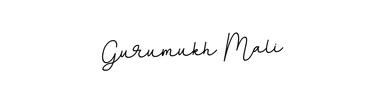 You should practise on your own different ways (BallpointsItalic-DORy9) to write your name (Gurumukh Mali) in signature. don't let someone else do it for you. Gurumukh Mali signature style 11 images and pictures png