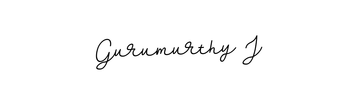 Gurumurthy J stylish signature style. Best Handwritten Sign (BallpointsItalic-DORy9) for my name. Handwritten Signature Collection Ideas for my name Gurumurthy J. Gurumurthy J signature style 11 images and pictures png