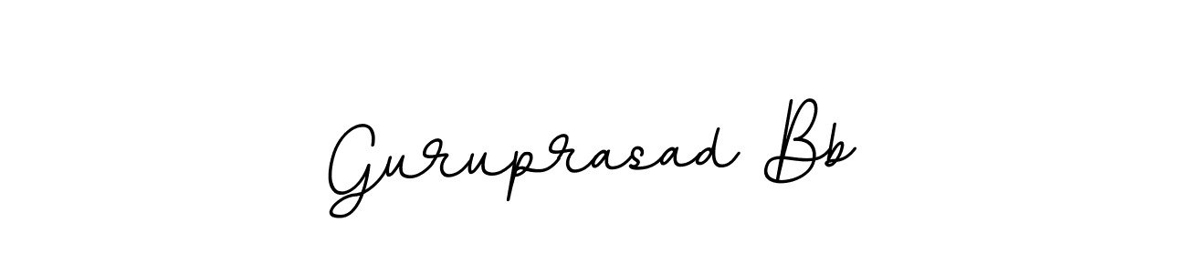 It looks lik you need a new signature style for name Guruprasad Bb. Design unique handwritten (BallpointsItalic-DORy9) signature with our free signature maker in just a few clicks. Guruprasad Bb signature style 11 images and pictures png