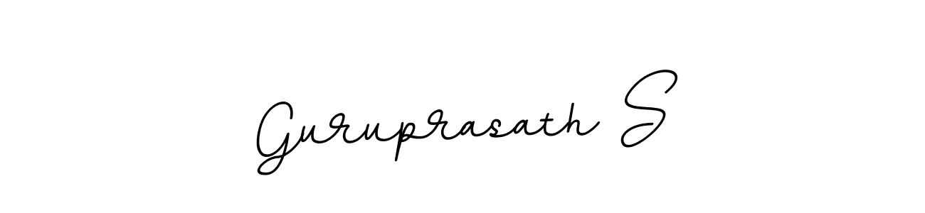 Also we have Guruprasath S name is the best signature style. Create professional handwritten signature collection using BallpointsItalic-DORy9 autograph style. Guruprasath S signature style 11 images and pictures png