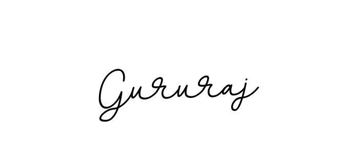 Design your own signature with our free online signature maker. With this signature software, you can create a handwritten (BallpointsItalic-DORy9) signature for name Gururaj. Gururaj signature style 11 images and pictures png