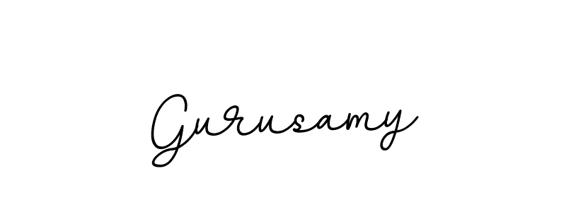 Create a beautiful signature design for name Gurusamy. With this signature (BallpointsItalic-DORy9) fonts, you can make a handwritten signature for free. Gurusamy signature style 11 images and pictures png