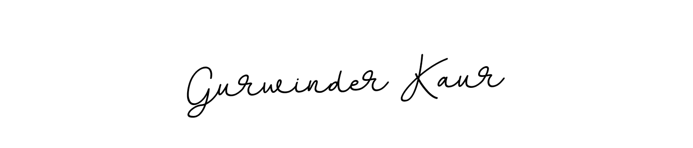 Use a signature maker to create a handwritten signature online. With this signature software, you can design (BallpointsItalic-DORy9) your own signature for name Gurwinder Kaur. Gurwinder Kaur signature style 11 images and pictures png