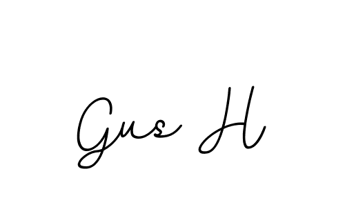 Gus H stylish signature style. Best Handwritten Sign (BallpointsItalic-DORy9) for my name. Handwritten Signature Collection Ideas for my name Gus H. Gus H signature style 11 images and pictures png