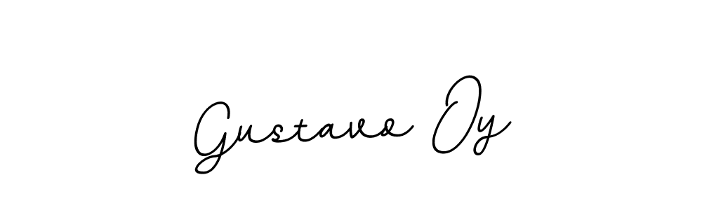 Use a signature maker to create a handwritten signature online. With this signature software, you can design (BallpointsItalic-DORy9) your own signature for name Gustavo Oy. Gustavo Oy signature style 11 images and pictures png