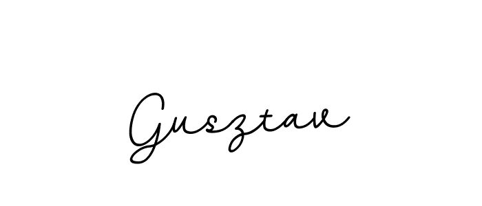 Make a beautiful signature design for name Gusztav. With this signature (BallpointsItalic-DORy9) style, you can create a handwritten signature for free. Gusztav signature style 11 images and pictures png