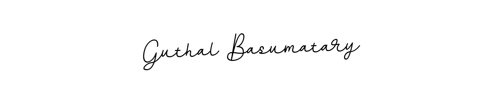 It looks lik you need a new signature style for name Guthal Basumatary. Design unique handwritten (BallpointsItalic-DORy9) signature with our free signature maker in just a few clicks. Guthal Basumatary signature style 11 images and pictures png