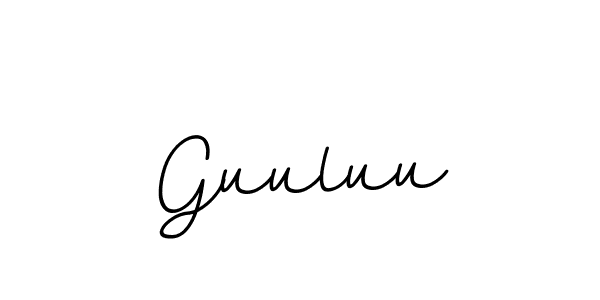 Use a signature maker to create a handwritten signature online. With this signature software, you can design (BallpointsItalic-DORy9) your own signature for name Guuluu. Guuluu signature style 11 images and pictures png