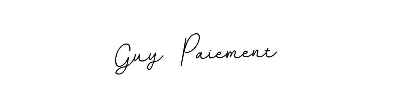Create a beautiful signature design for name Guy  Paiement. With this signature (BallpointsItalic-DORy9) fonts, you can make a handwritten signature for free. Guy  Paiement signature style 11 images and pictures png