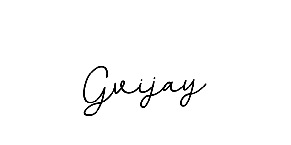 How to make Gvijay signature? BallpointsItalic-DORy9 is a professional autograph style. Create handwritten signature for Gvijay name. Gvijay signature style 11 images and pictures png