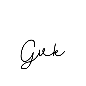 Design your own signature with our free online signature maker. With this signature software, you can create a handwritten (BallpointsItalic-DORy9) signature for name Gvk. Gvk signature style 11 images and pictures png