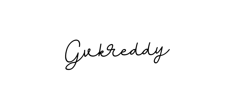 Design your own signature with our free online signature maker. With this signature software, you can create a handwritten (BallpointsItalic-DORy9) signature for name Gvkreddy. Gvkreddy signature style 11 images and pictures png