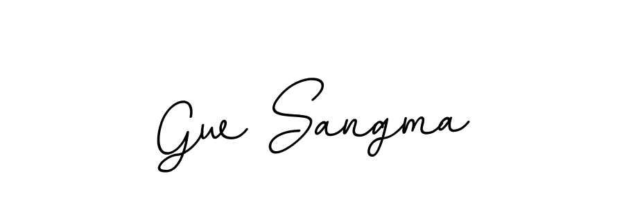 Create a beautiful signature design for name Gw Sangma. With this signature (BallpointsItalic-DORy9) fonts, you can make a handwritten signature for free. Gw Sangma signature style 11 images and pictures png