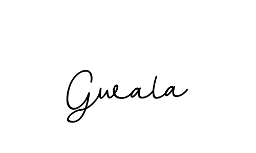 Create a beautiful signature design for name Gwala. With this signature (BallpointsItalic-DORy9) fonts, you can make a handwritten signature for free. Gwala signature style 11 images and pictures png