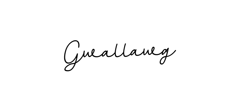 Create a beautiful signature design for name Gwallawg. With this signature (BallpointsItalic-DORy9) fonts, you can make a handwritten signature for free. Gwallawg signature style 11 images and pictures png