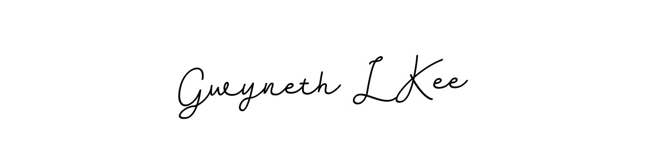 Use a signature maker to create a handwritten signature online. With this signature software, you can design (BallpointsItalic-DORy9) your own signature for name Gwyneth L Kee. Gwyneth L Kee signature style 11 images and pictures png