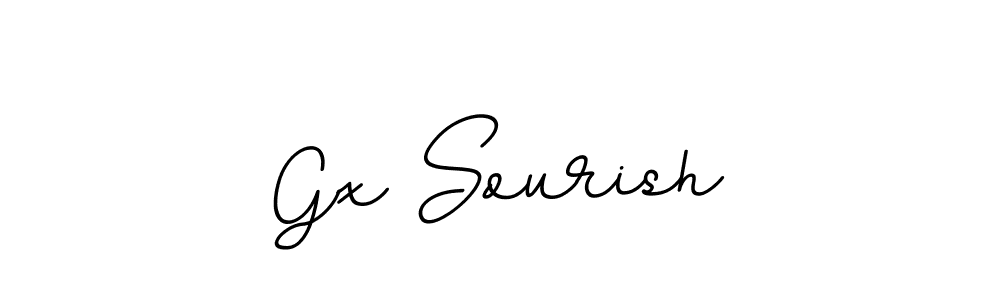 Design your own signature with our free online signature maker. With this signature software, you can create a handwritten (BallpointsItalic-DORy9) signature for name Gx Sourish. Gx Sourish signature style 11 images and pictures png