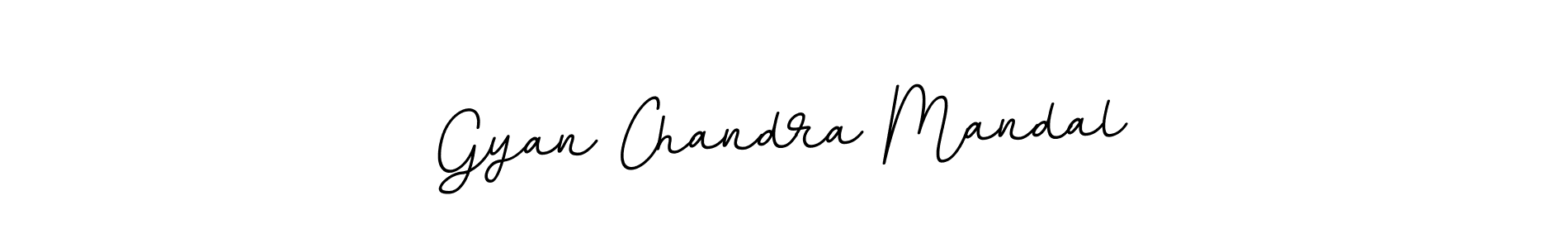 Create a beautiful signature design for name Gyan Chandra Mandal. With this signature (BallpointsItalic-DORy9) fonts, you can make a handwritten signature for free. Gyan Chandra Mandal signature style 11 images and pictures png