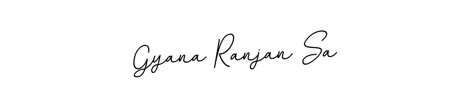 Gyana Ranjan Sa stylish signature style. Best Handwritten Sign (BallpointsItalic-DORy9) for my name. Handwritten Signature Collection Ideas for my name Gyana Ranjan Sa. Gyana Ranjan Sa signature style 11 images and pictures png