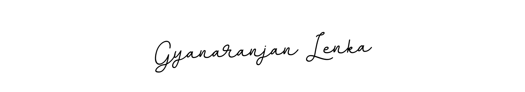 Design your own signature with our free online signature maker. With this signature software, you can create a handwritten (BallpointsItalic-DORy9) signature for name Gyanaranjan Lenka. Gyanaranjan Lenka signature style 11 images and pictures png