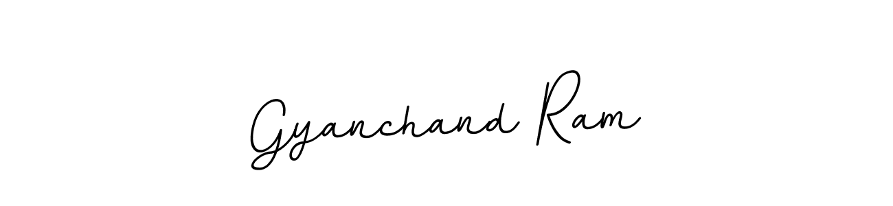 Design your own signature with our free online signature maker. With this signature software, you can create a handwritten (BallpointsItalic-DORy9) signature for name Gyanchand Ram. Gyanchand Ram signature style 11 images and pictures png