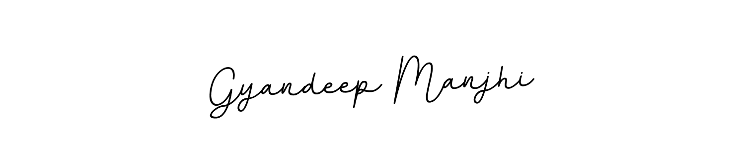 Create a beautiful signature design for name Gyandeep Manjhi. With this signature (BallpointsItalic-DORy9) fonts, you can make a handwritten signature for free. Gyandeep Manjhi signature style 11 images and pictures png