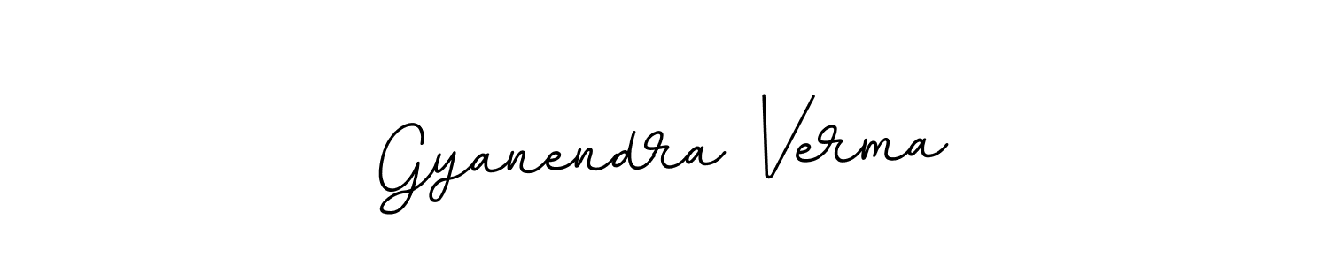 The best way (BallpointsItalic-DORy9) to make a short signature is to pick only two or three words in your name. The name Gyanendra Verma include a total of six letters. For converting this name. Gyanendra Verma signature style 11 images and pictures png