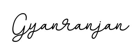 A stylish, flowing autograph style designed for name Gyanranjan using BallpointsItalic-DORy9 typography. Perfect for digital creative projects. Gyanranjan signature style 11 images and pictures png